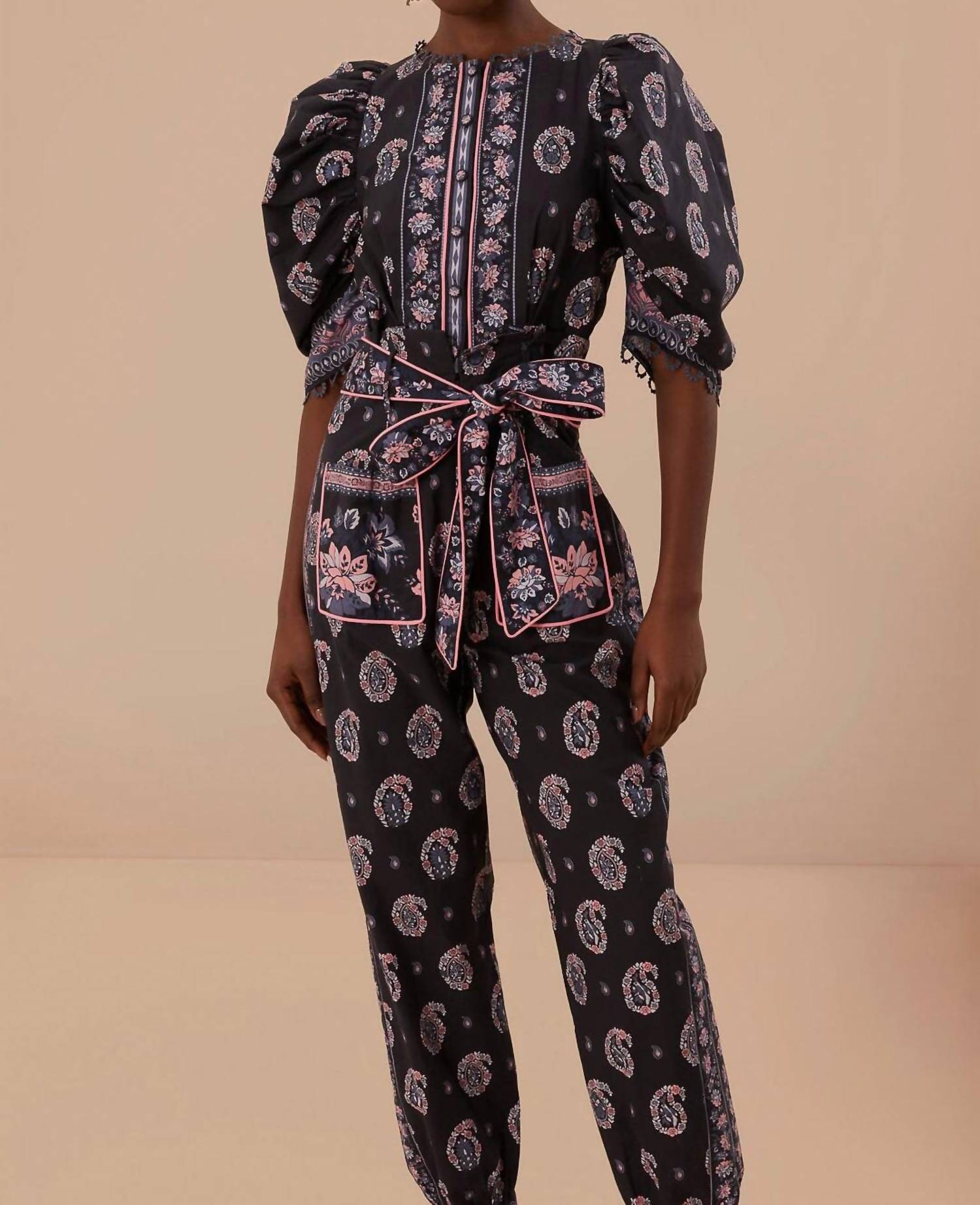 Farm Rio - Women's Short Sleeved Jumpsuit