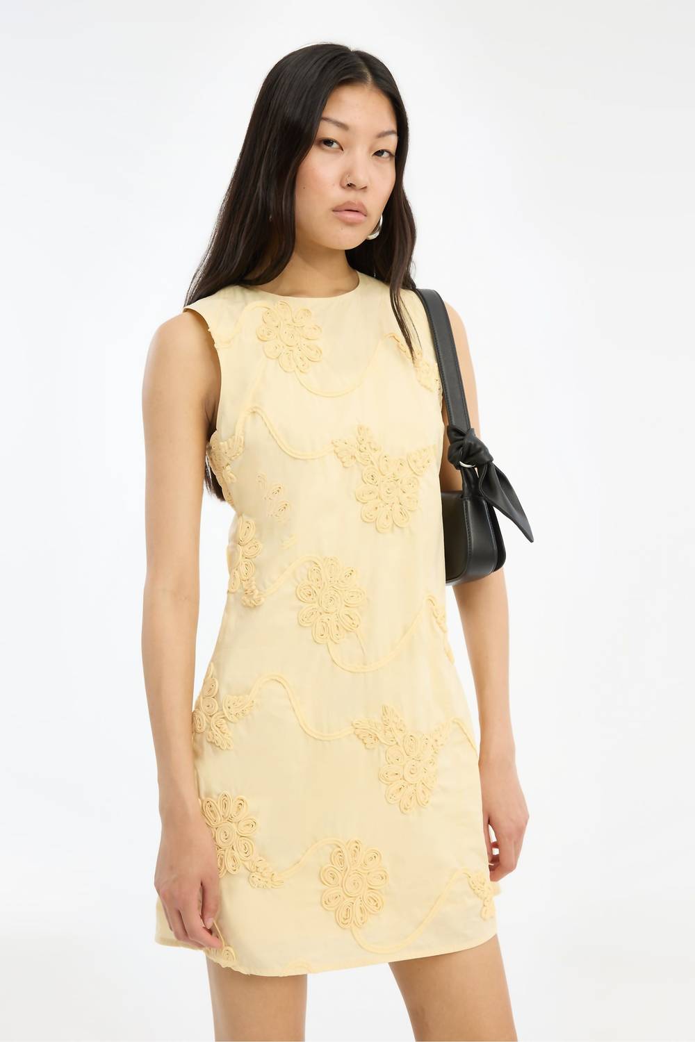 Rotate - Flower Mini Flared Dress