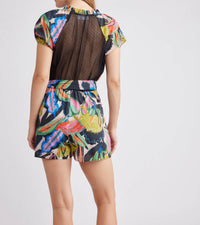 Self Contrast - Midnight Tropics Romper