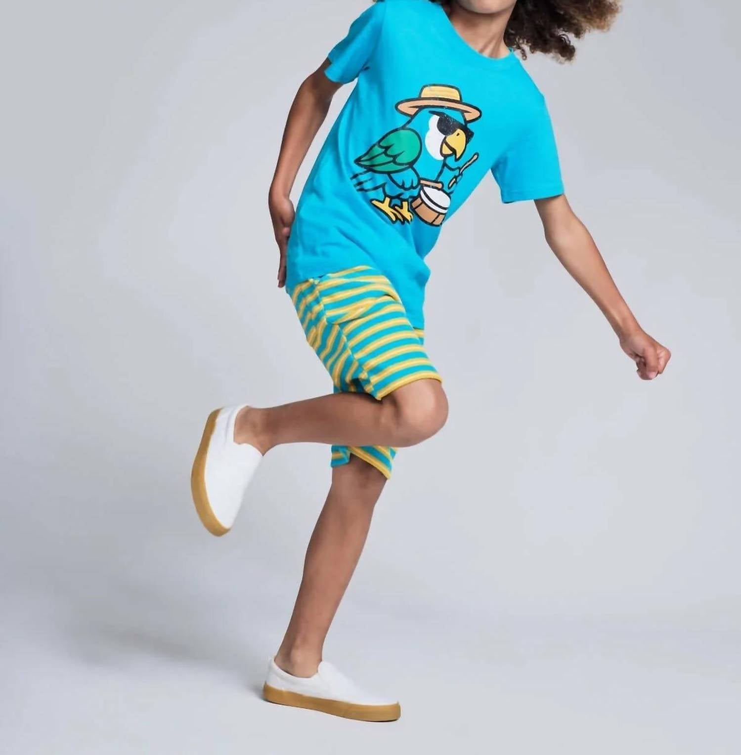 Appaman - Boy's Sunrise Stripe Preston Shorts