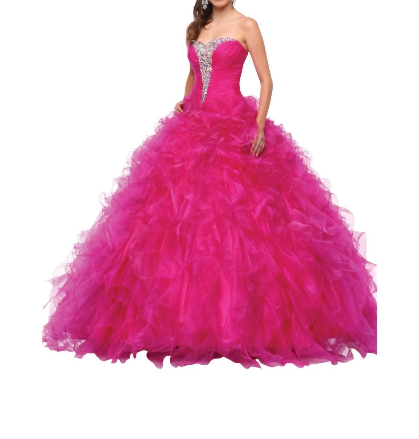 Karishma Creations - Elegant Sequined Sweetheart Ball Gown