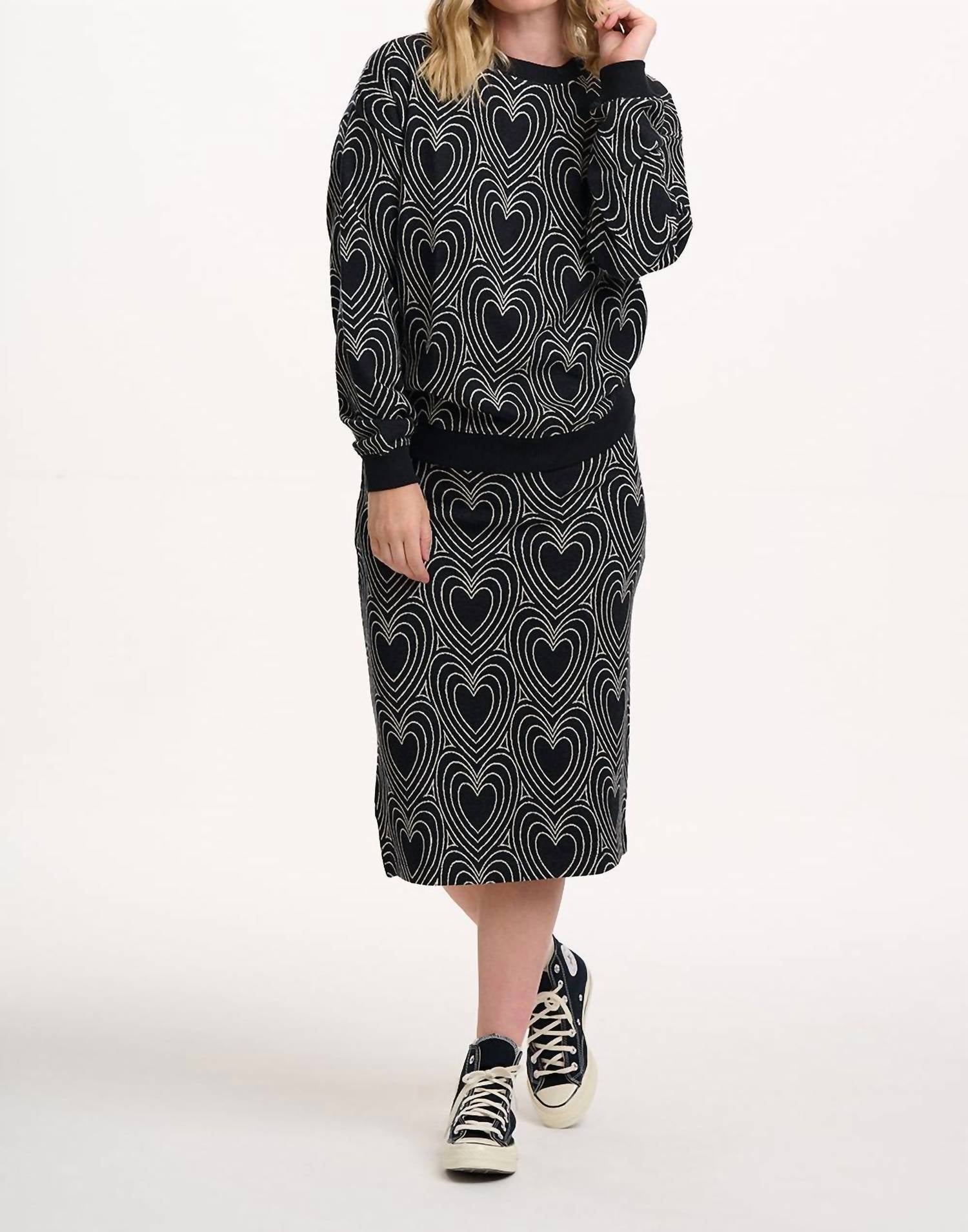 Sugarhill - Gerri Jersey Jacquard Long Sleeve Top