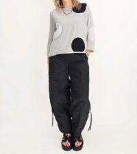Noen - Crinkle Flow Straight Leg Pants