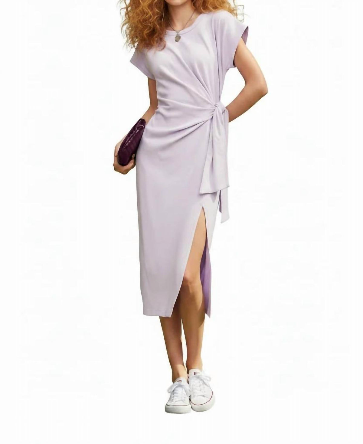Fifteen Twenty - Marisa Side-Knot Midi Dress