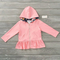 Pete + Lucy - Girls Botanical Blush Hooded Jacket