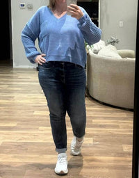 Judy Blue - Women's Sophia Midrise Cuffed Boyfriend Jeans