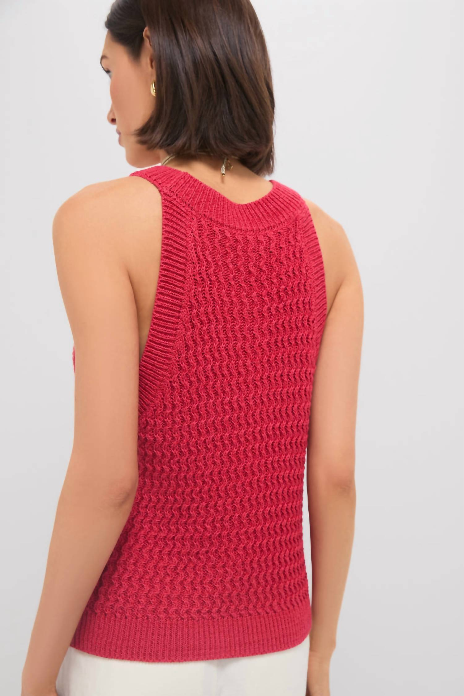 Greylin - Jhayna Knit Crochet Halter Top
