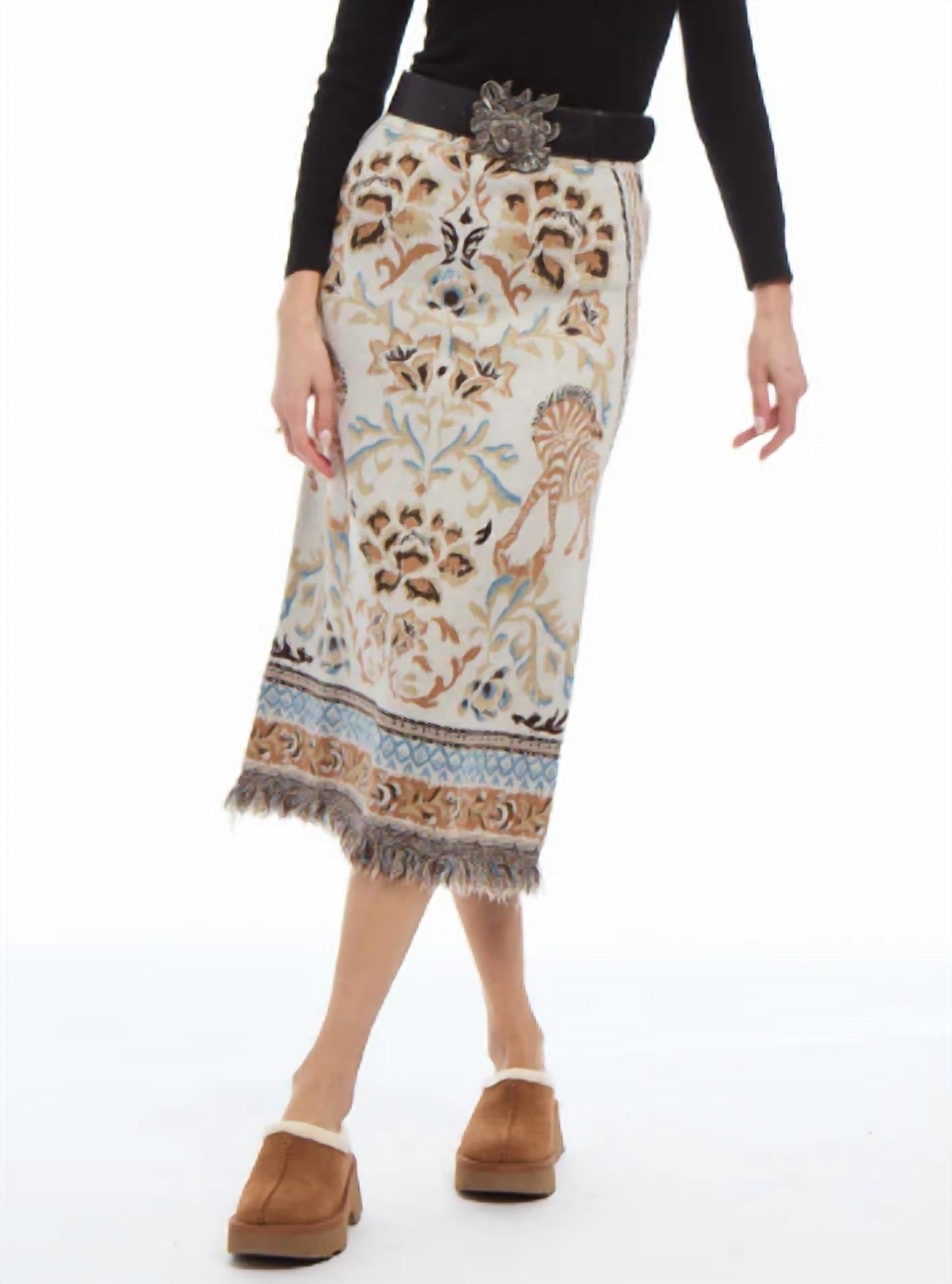 Patty Kim - Camille Knit Fringe Skirt