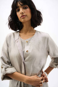 Joseph Ribkoff - Foiled Linen Jacket