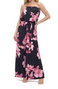 Ariella - Printed Tube Jumpsuit
