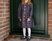 Rachel Riley - Tartan Button Front Dress