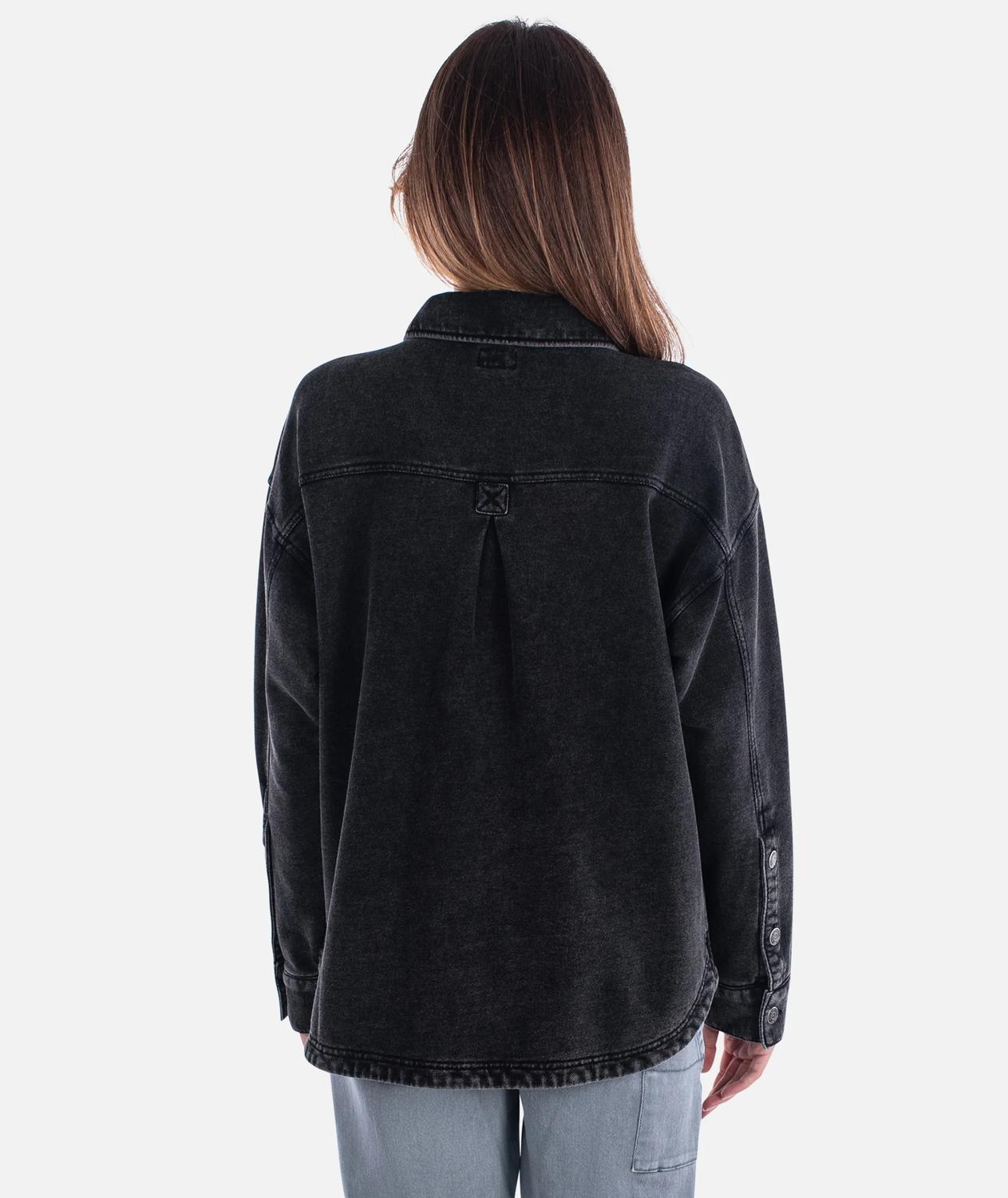 Jetty Eden Denim Shacket in black - women's jacket - view 4