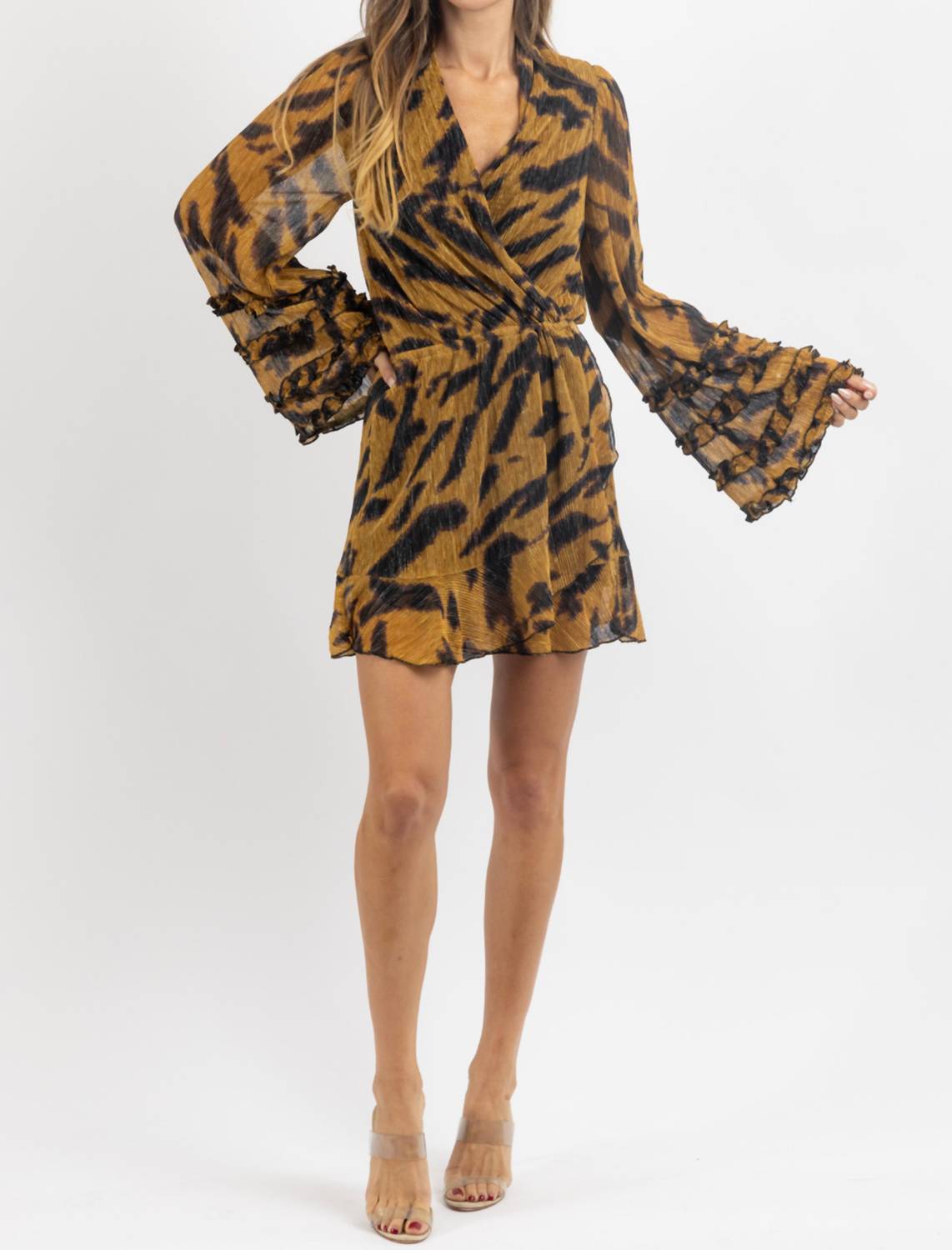 Fore Collection - Myko Wrap Mini Dress