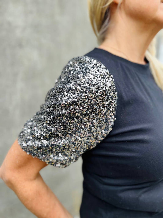 Brave + True - Ritz Sequin Tee