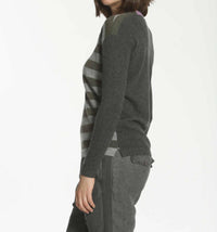 Label+Thread - Women's Luxe Stripe V-neck