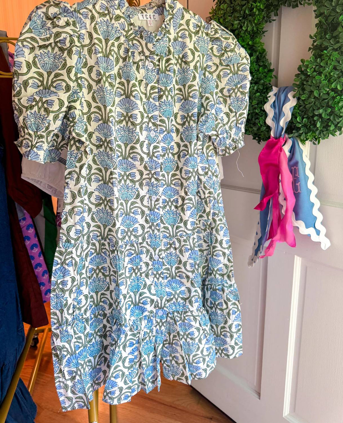 Tcec - Floral Whimsy Mini Dress