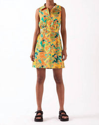 Celina Moon Amina Dress in multi - women's dress - detail view