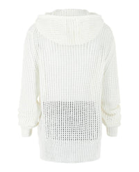 Salvatore Ferragamo - Men's Crochet Drop-sleeve Hoodie