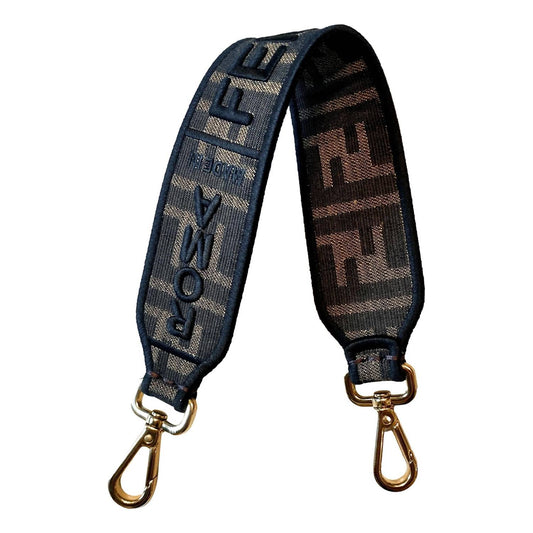 Fendi - Women's Roma Amor Embroidered Zucca Canvas Mini Strap