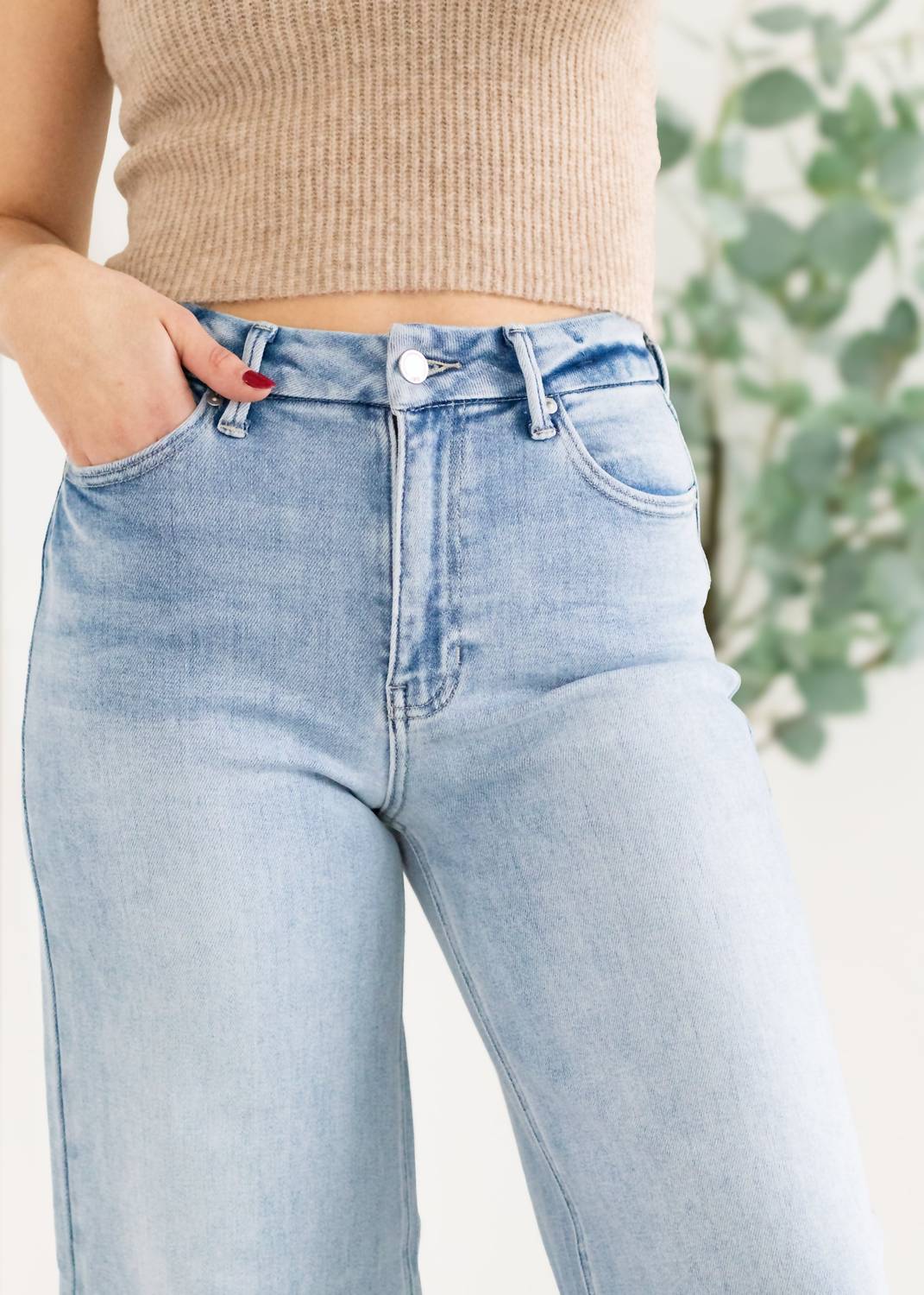 Just Usa - High Rise Palazzo Jeans