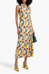 Ulla Johnson Kalena Midi Dress in citrus blossom - women's dress