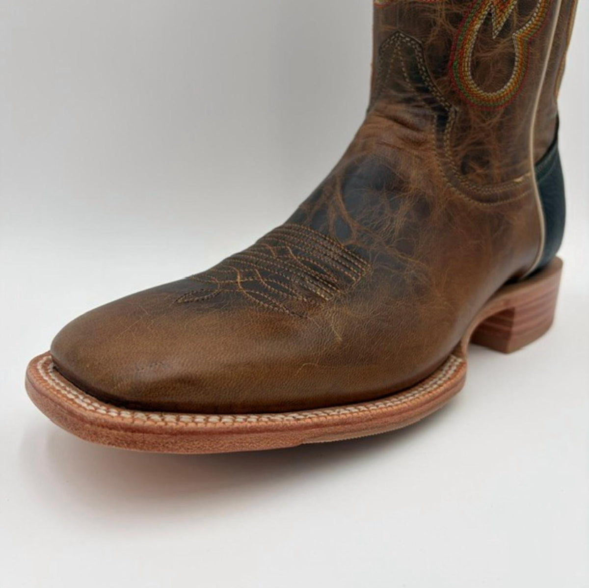 R Watson Boots - Men's Crazy Goat Skin Hybred Sole Cowboy Boots