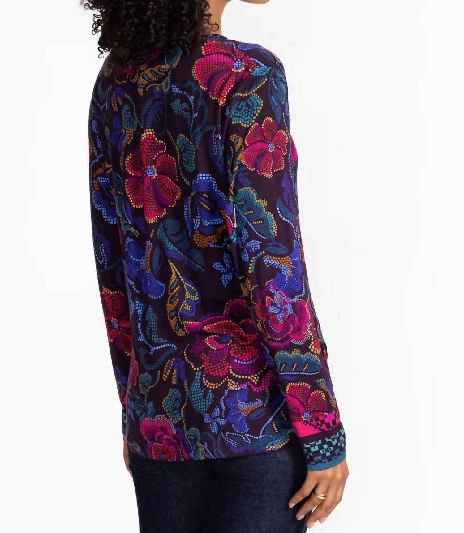 Johnny Was - Janie Favorite Long Sleeve V-neck Tee