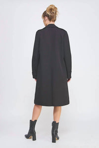 Allie Rose - Long Sleeve Tie Waist Trench Coat