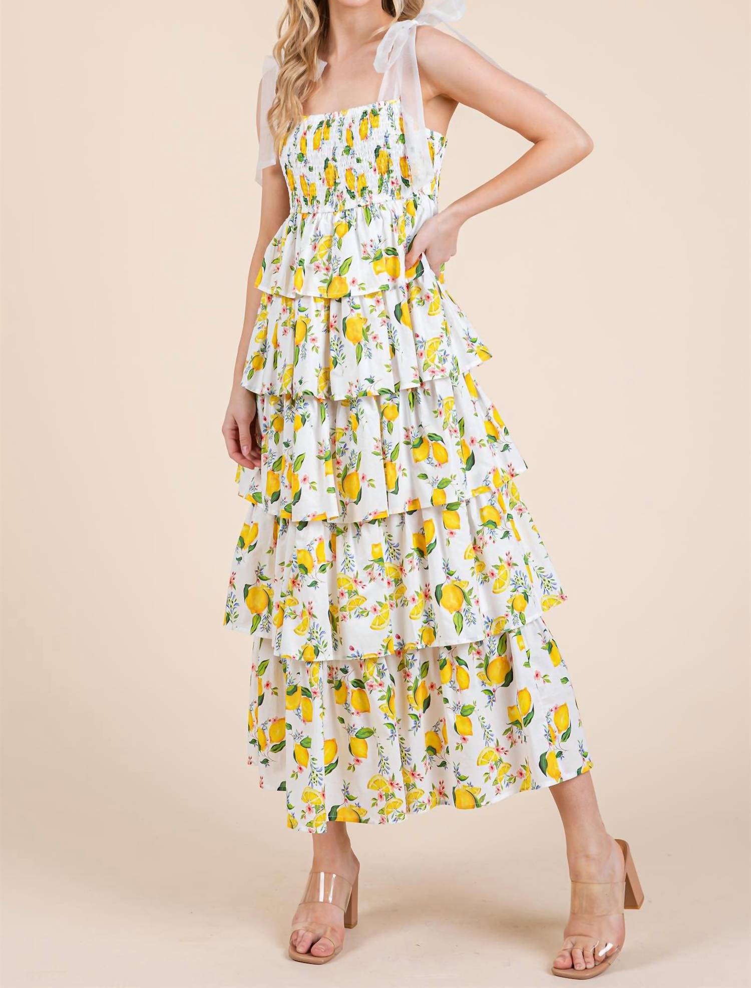 Geegee - Lemoncello Maxi Sundress