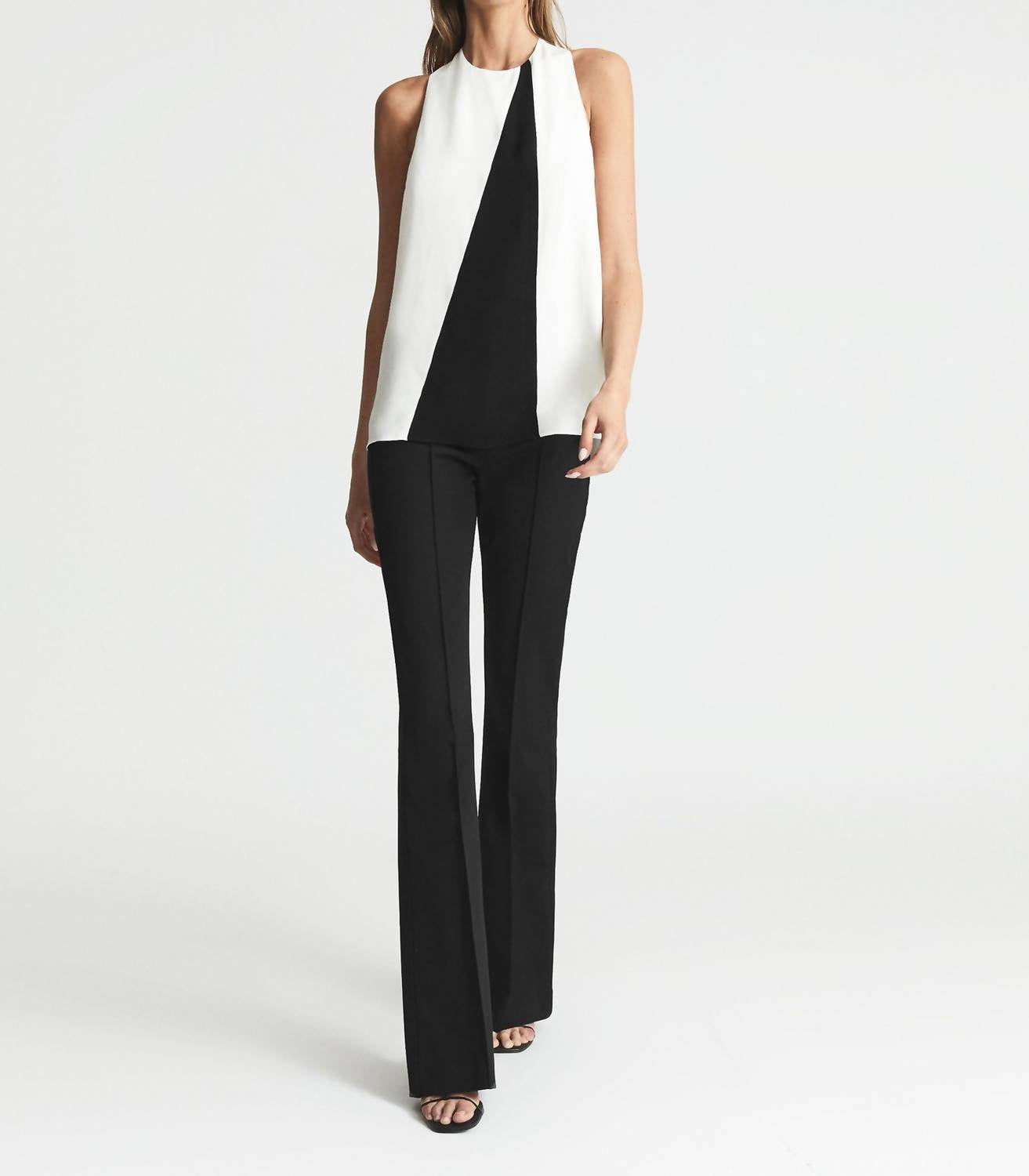 Reiss - Sharon Colorblock Sleeveless Top
