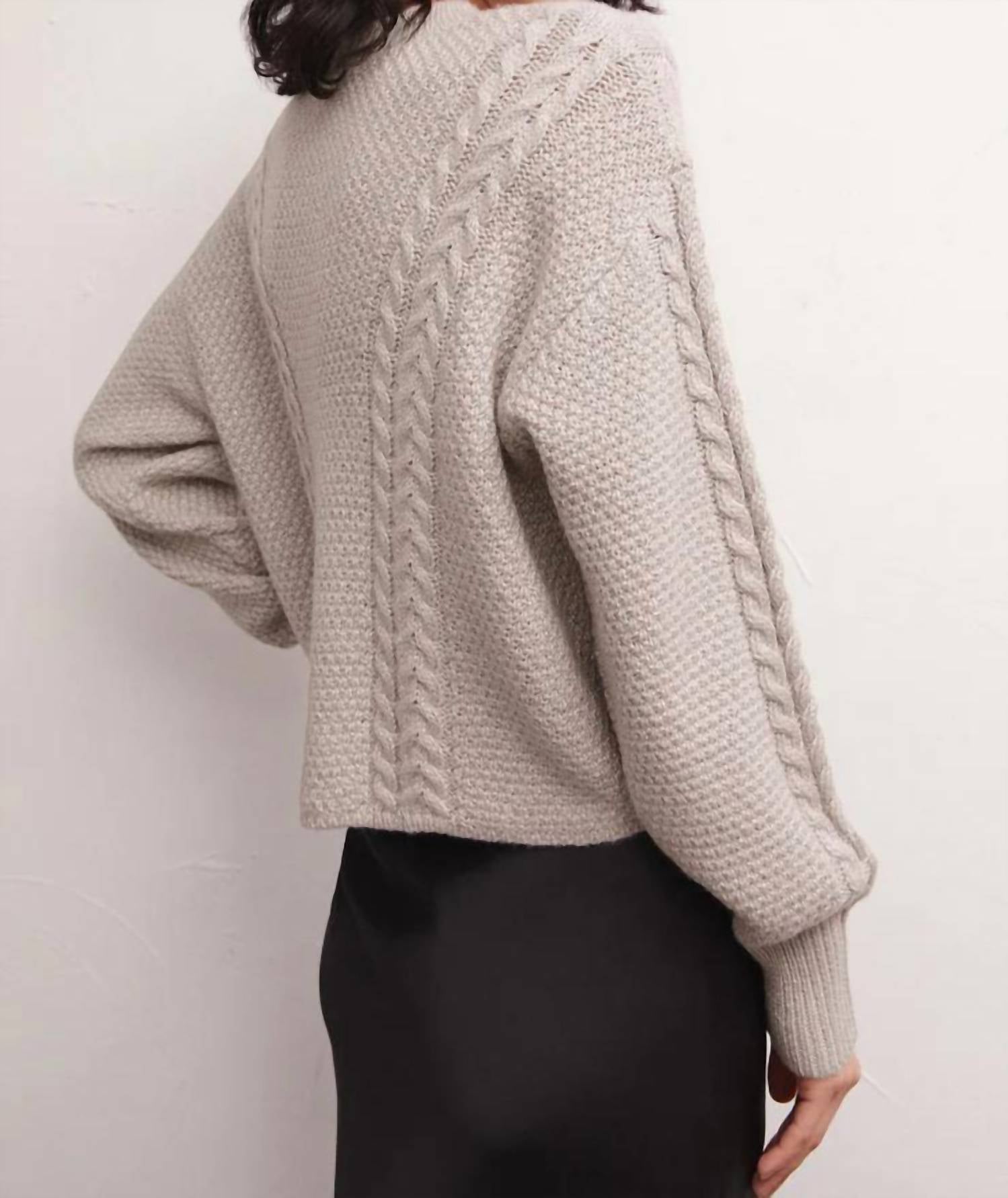 Z Supply - Eternal Metallic Cable Sweater