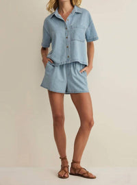 Z Supply - Seaway Denim Coastal Shorts