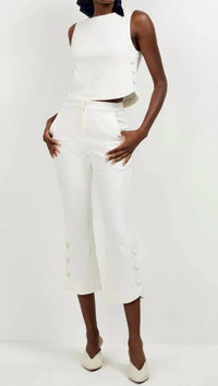 Trina Turk - Tortona Button Hem Pants