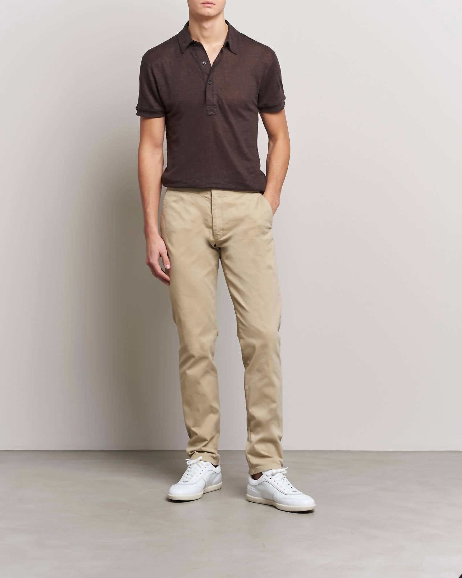 Orlebar Brown - Sebastian Linen Polo Shirt
