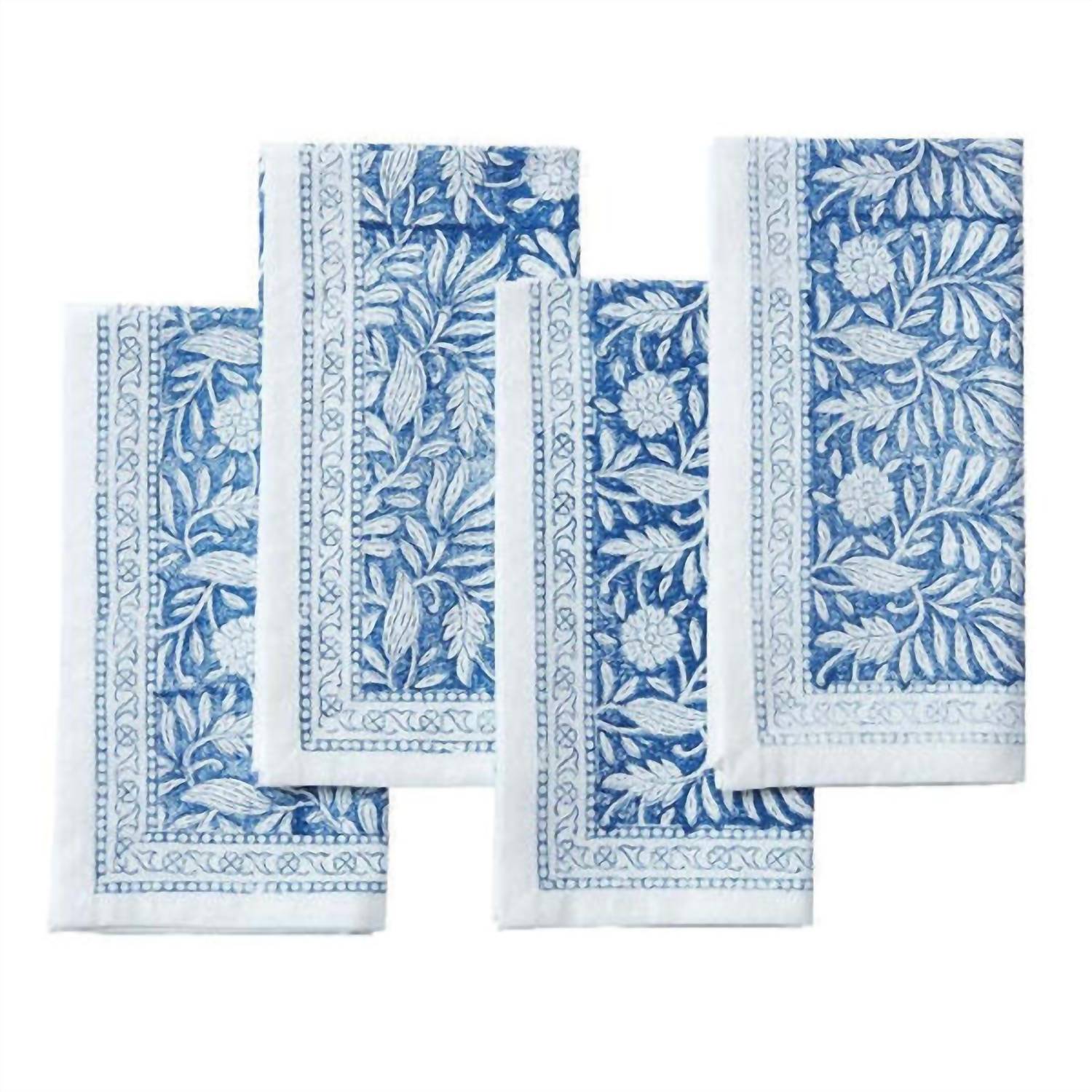 Amanda Lindroth - Cotton Scalloped Edge Napkin - Set Of 4