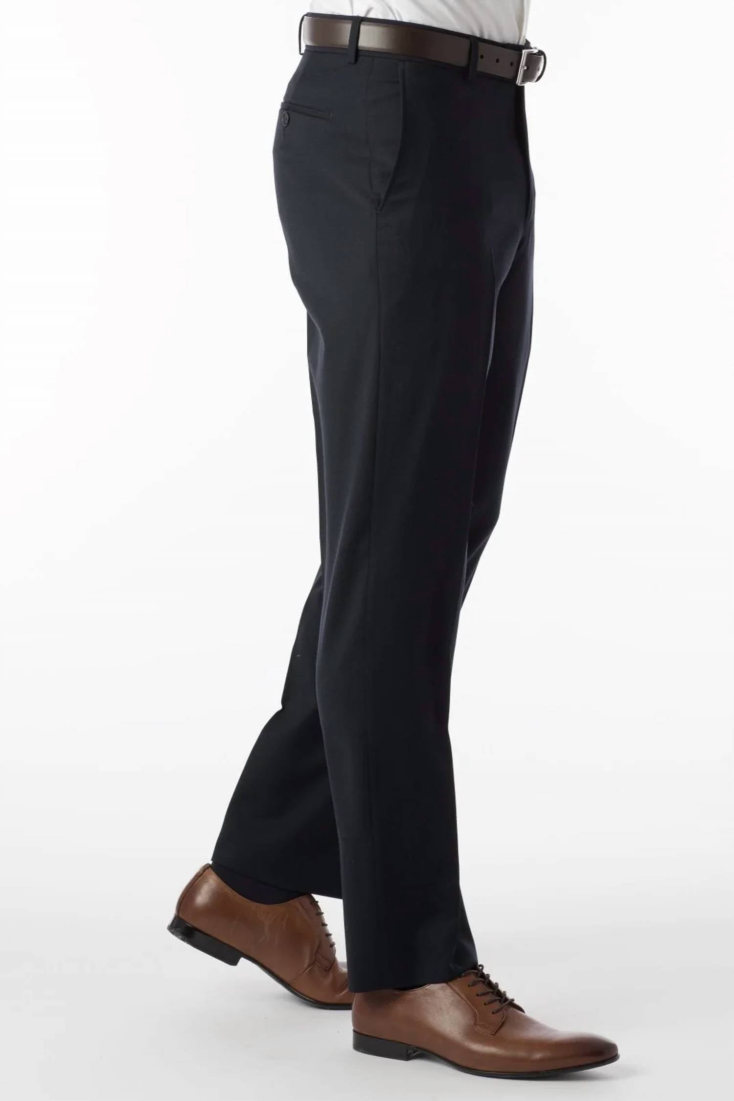 Ballin - Super 120s Wool Gabardine Comfort-eze Trouser - Theo Slim Fit