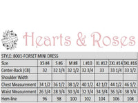 Hearts & Roses - Forest Mini Dress