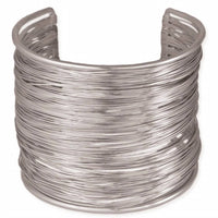 Zad - Women's Wide Wire Cuff Bracelet