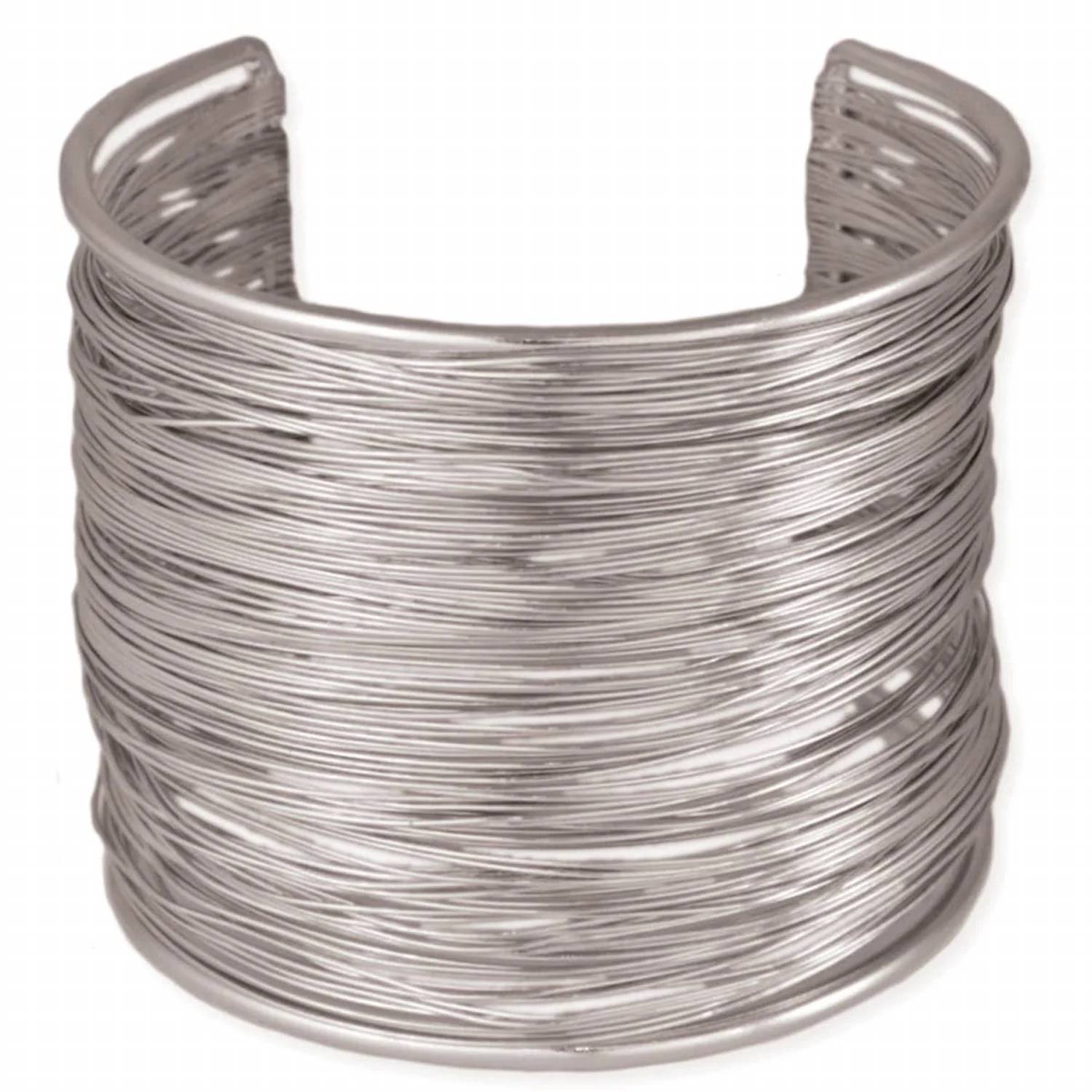 Zad - Women's Wide Wire Cuff Bracelet