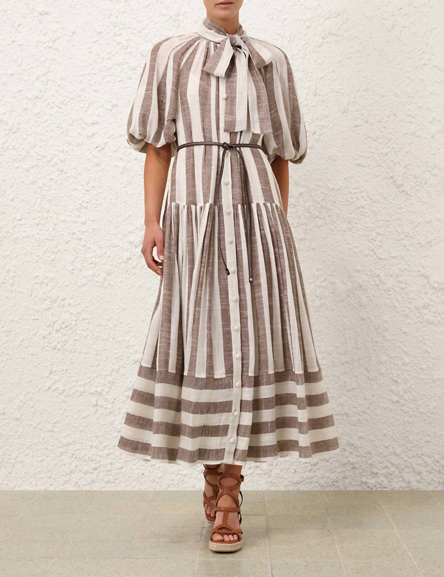 Zimmermann - Acacia Blouson Shirt Dress