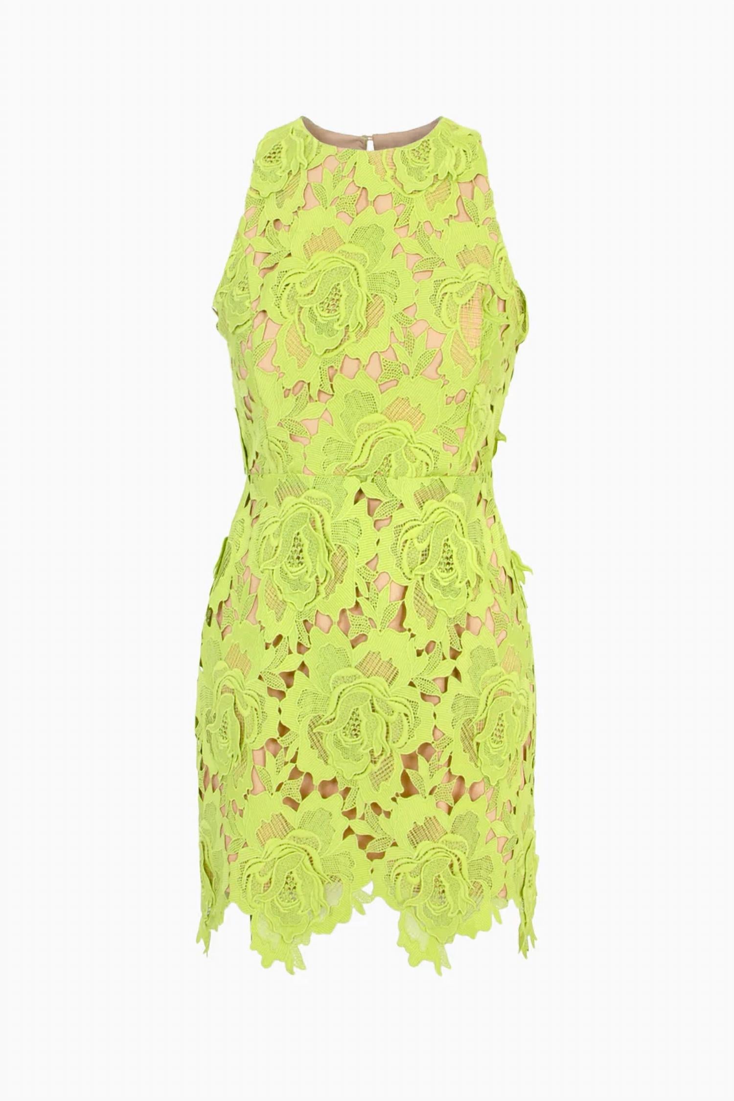 Cassie 3D Crochet Mini Dress