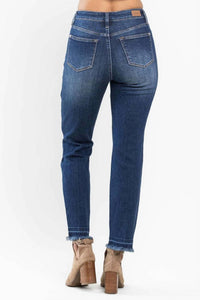 Judy Blue - High Waist Released Hem Slim Jeans
