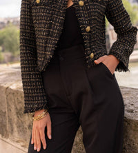 Choklate Paris - Short Tweed & Gold Blazer