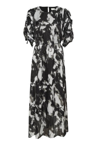 Kaffe - Kalifa Chiffon Half Sleeves Midi Dress