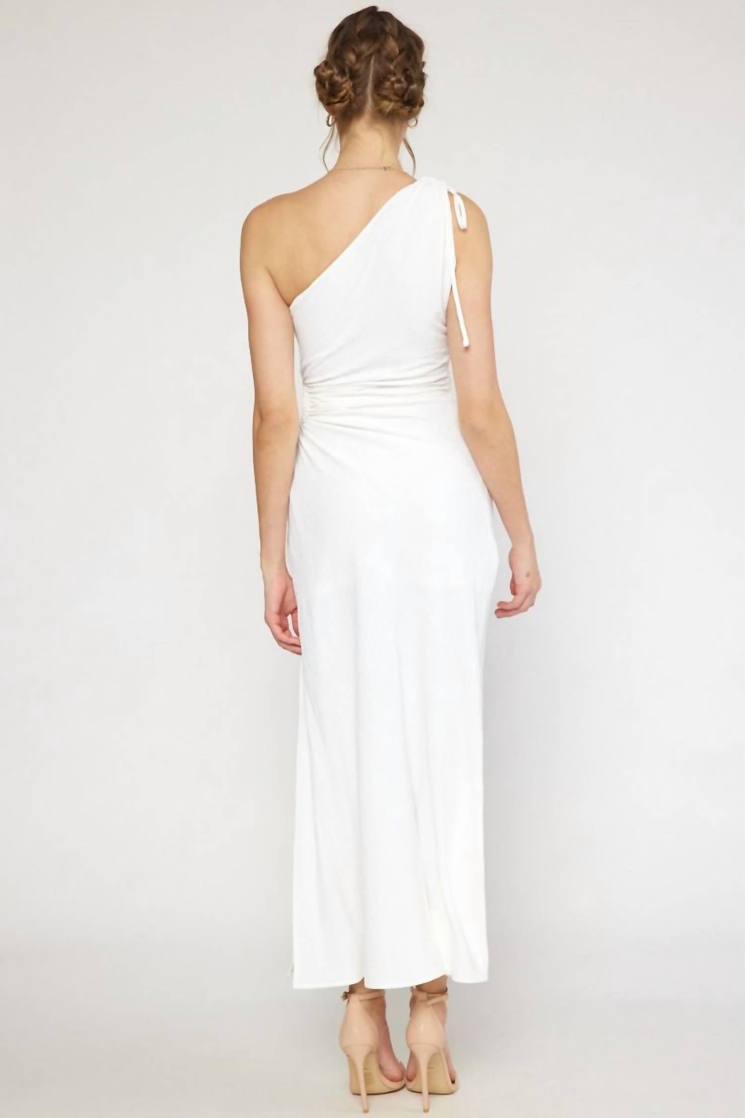 Entro - Single Shoulder Maxi Dress
