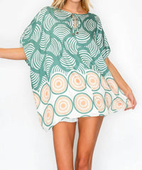 Meet Me In Santorini - Tunic Top