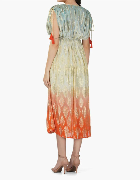 America & Beyond - Women's Magnolia Ombray Maxi Dress