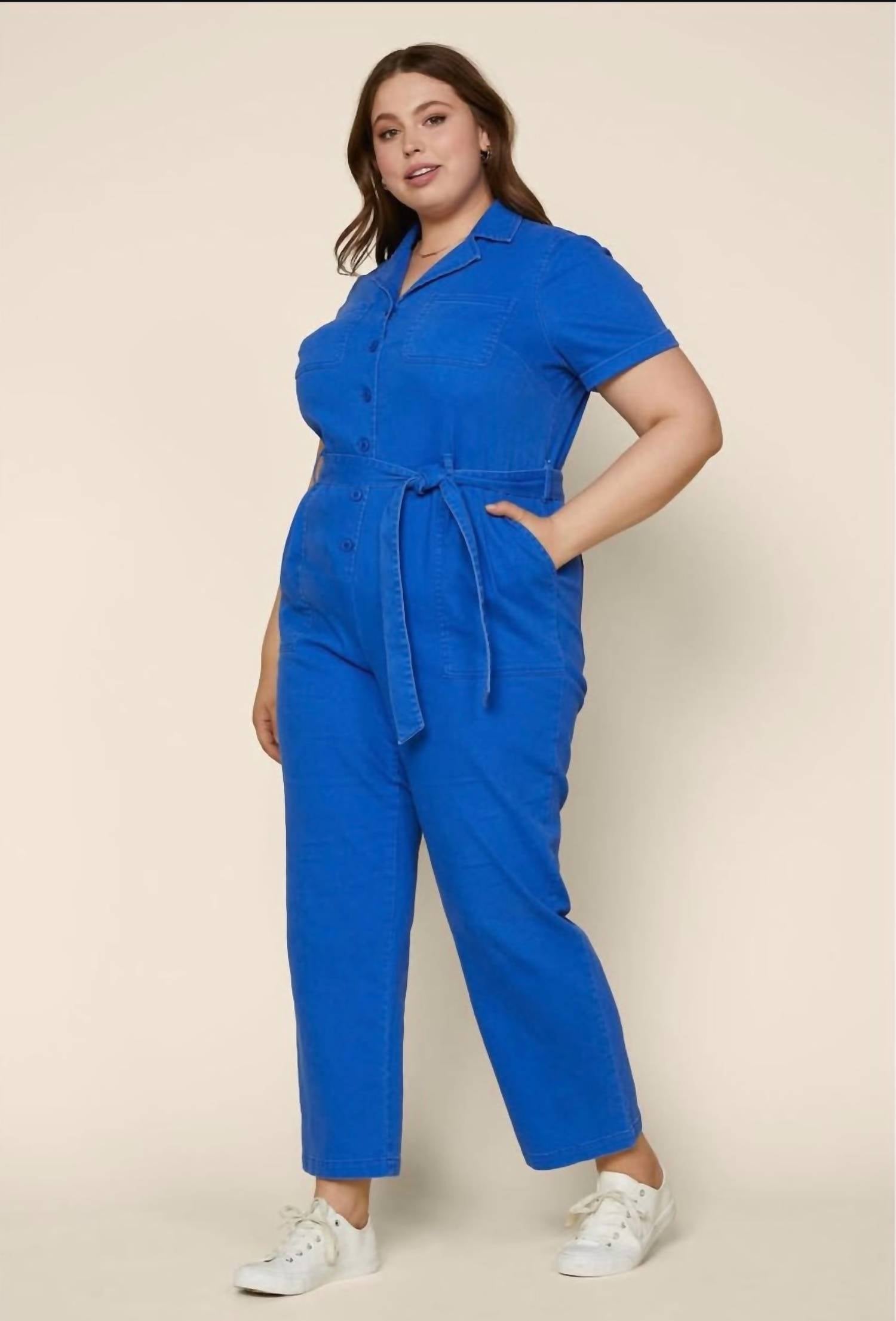 Skies Are Blue - Kendall Jumpsuit - Plus