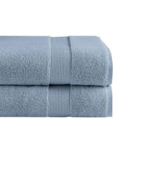 Under the Canopy Classic Organic 2-piece Bath Towel Set in chambray - item - detail view