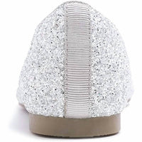 Feversole - Women's Glitter Pointed Toe Slip On Ballet Flat Shoes